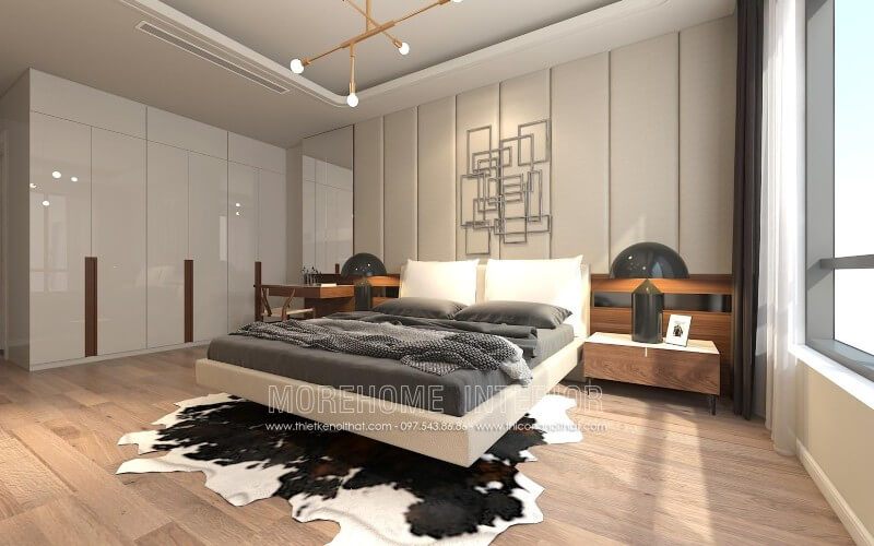 Bạn là một người luôn hướng tới sự hiện đại, trẻ trung, thanh lịch, gọn gàng thì mẫu giường ngủ hiện đại với phần khung gỗ công nghiệp bọc da này sẽ là sự lựa chọn hoàn hảo dành cho bạn. 